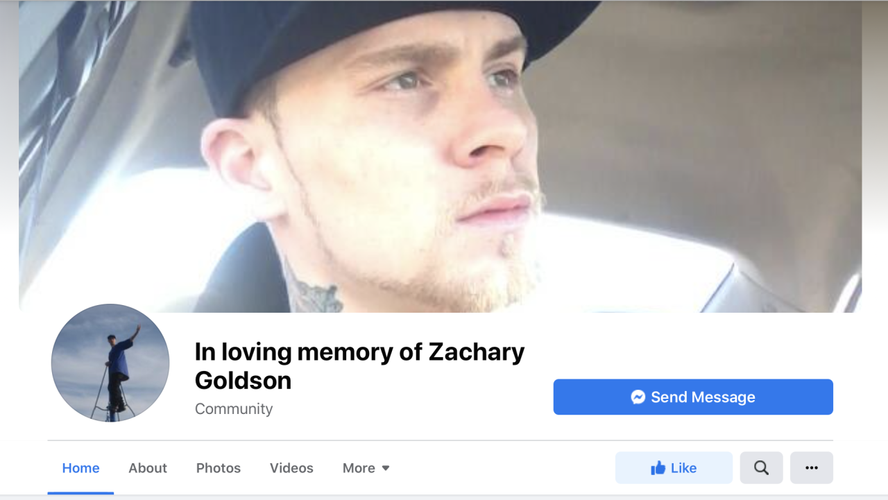 Zachary Goldson Facebook page 