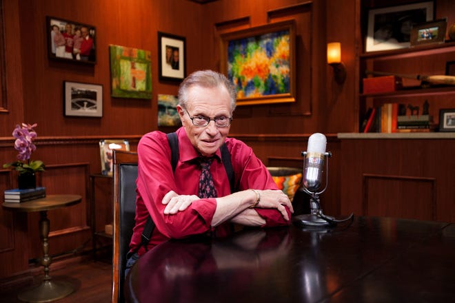 Talk show host Larry King, who died in January, was honored during an in memoriam tribute at the CBS Daytime Emmy Awards ceremony Friday. He won an Emmy, too.