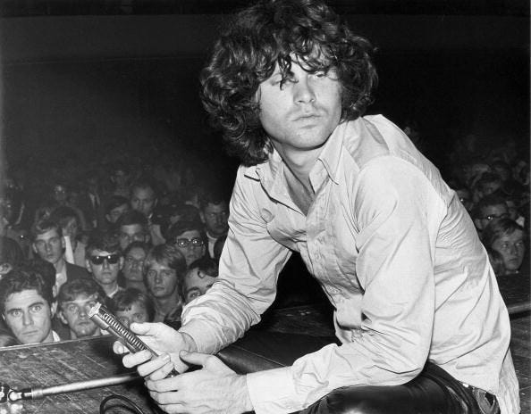 Photo of Jim MORRISON and DOORS; Jim Morrison live at the Star Club