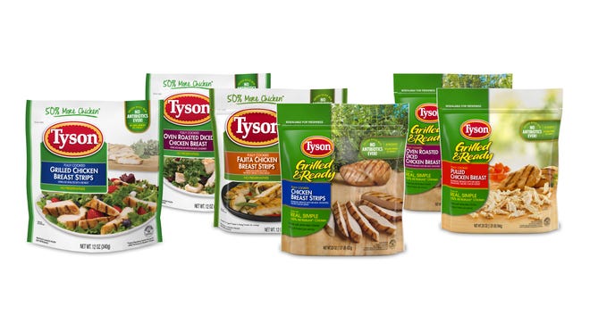 Tyson Foods is recalling approximately 8.5 million pounds of frozen, cooked chicken products for possible listeria contamination.