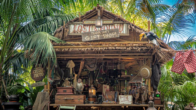 Trader Sam has been removed from the Jungle Cruise at Disneyland, with the Lost and Found hut turned into Trader Sam's Gift Hut.