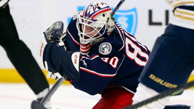 Blue Jackets goalie Matiss Kivlenieks played in eight NHL games in his career.