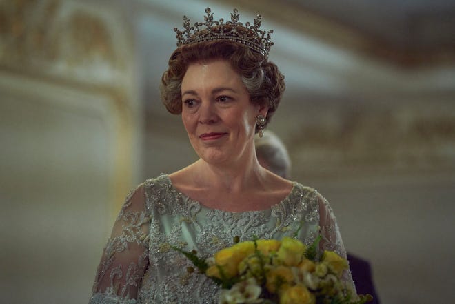 Olivia Colman as Queen Elizabeth II in Netflix's drama about the British royal family, "The Crown."