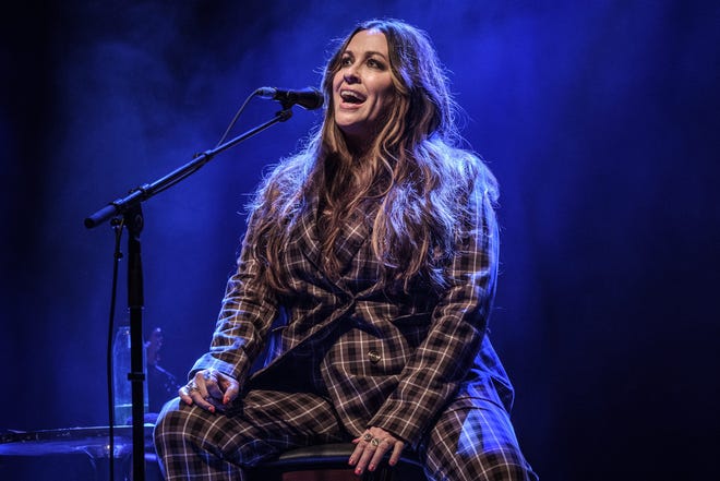 Alanis Morissette performs at O2 Shepherd's Bush Empire on March 04, 2020 in London, England.