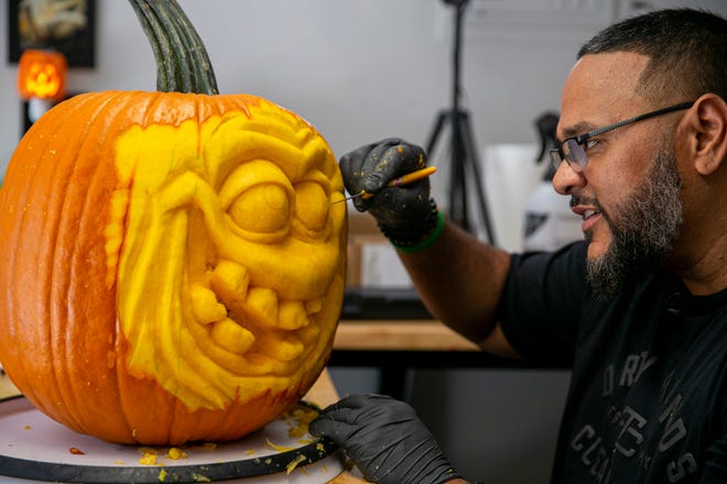 William Wilson of Fairfield is one of the contestants on the upcoming Food Network series "Outrageous Pumpkins." The show debuts Oct. 3 at 10 p.m.