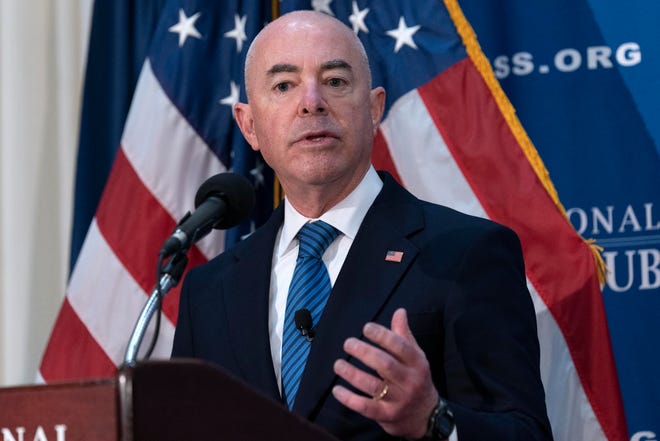 Secretary of Homeland Security Alejandro Mayorkas in Washington, D.C., on Sept. 9, 2021.