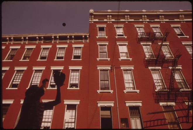 Apartment Building in "Over the Rhine", on Old Residential Neighborhood North of the Business District 09/1973
